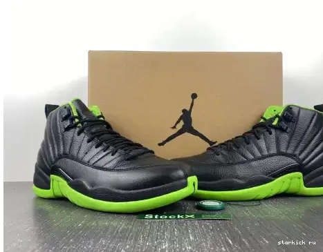 DOF FLIGHT AJ12 BLACK GREEN Jordan 12 0422